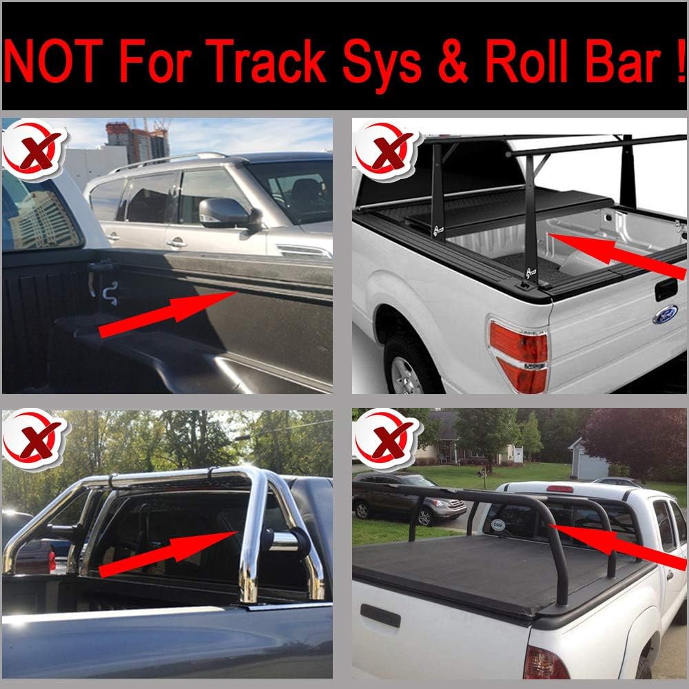 Soft Roll Up Tonneau Cover for 5.8' Bed L506