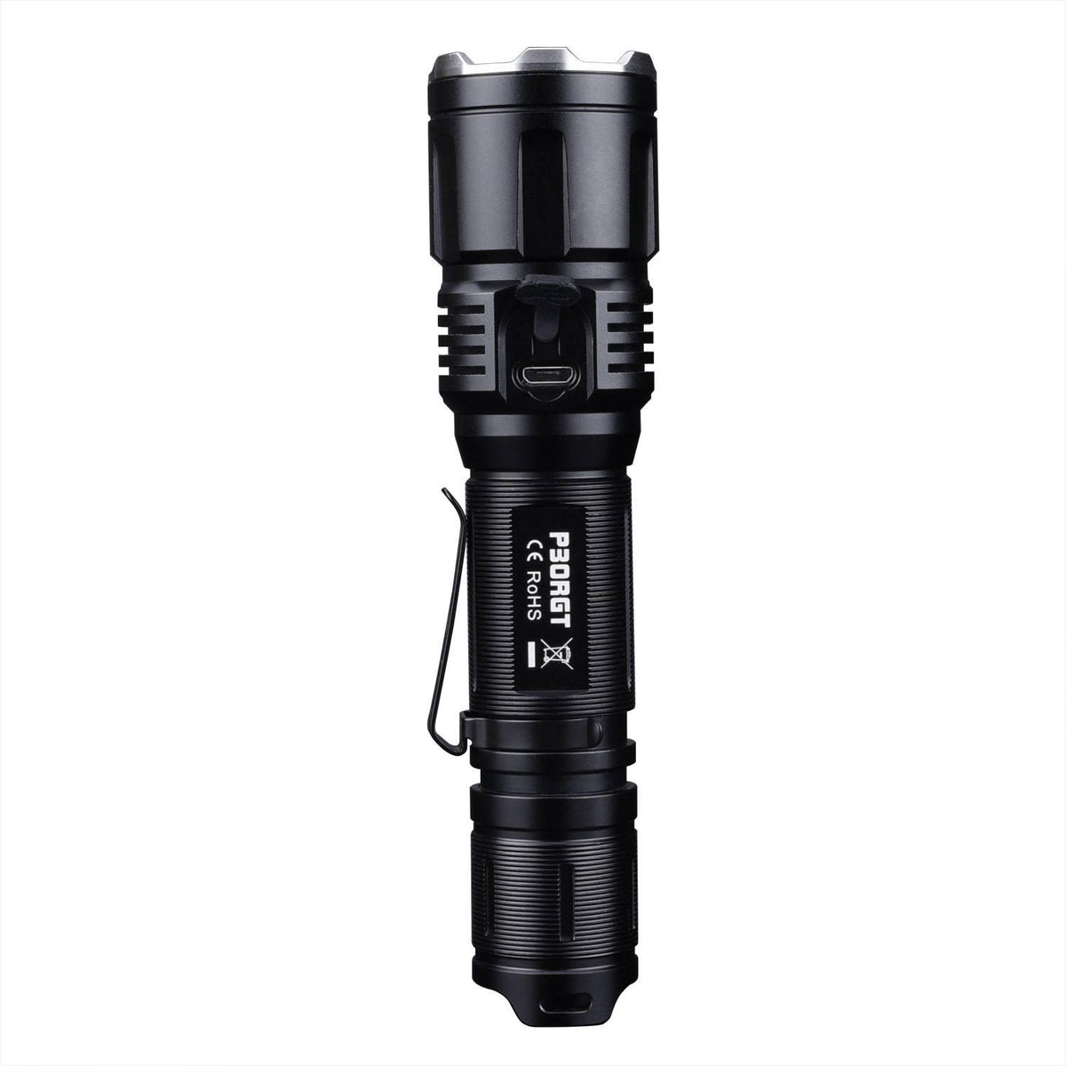 P30RGT USB Rechargeable Portable Tactical LED Flashlight 18650 Mini Torch Y36812