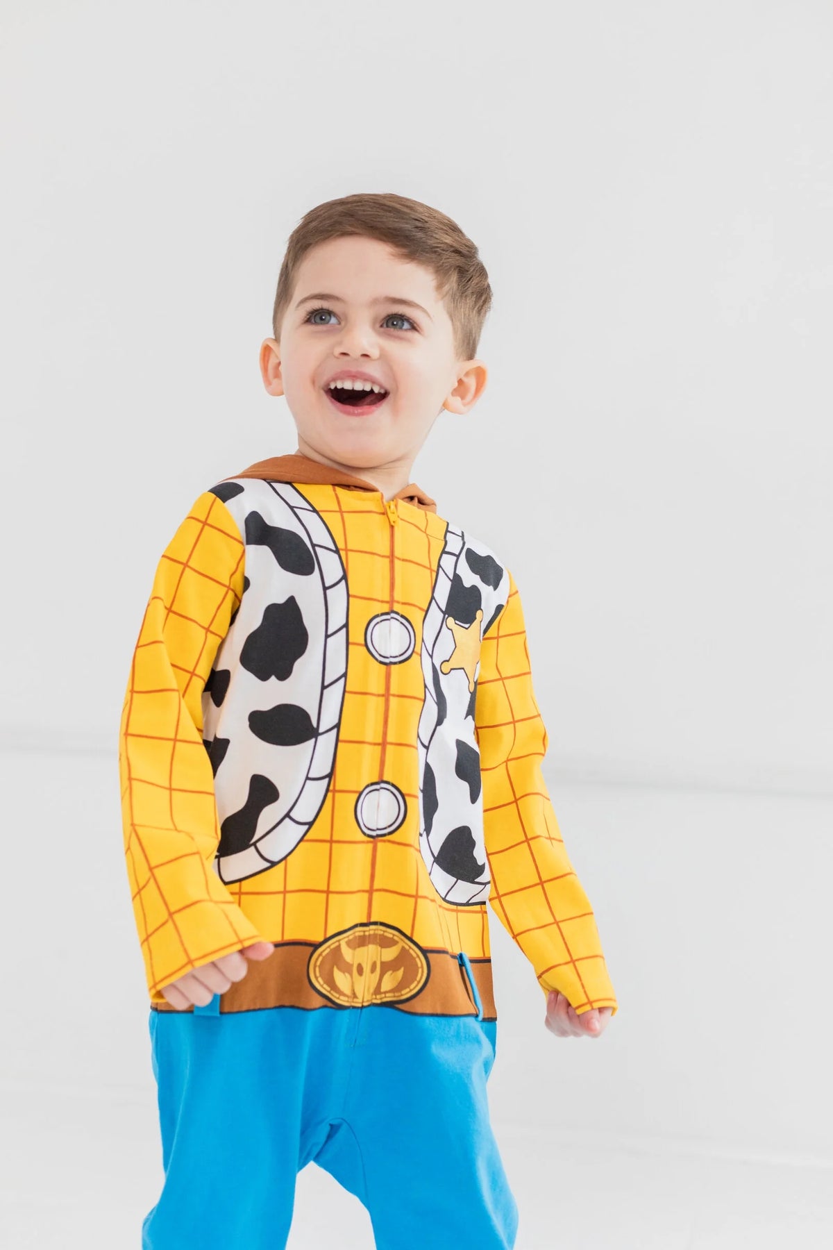 Woody Infant Baby Boys Zip Up Coverall T9359