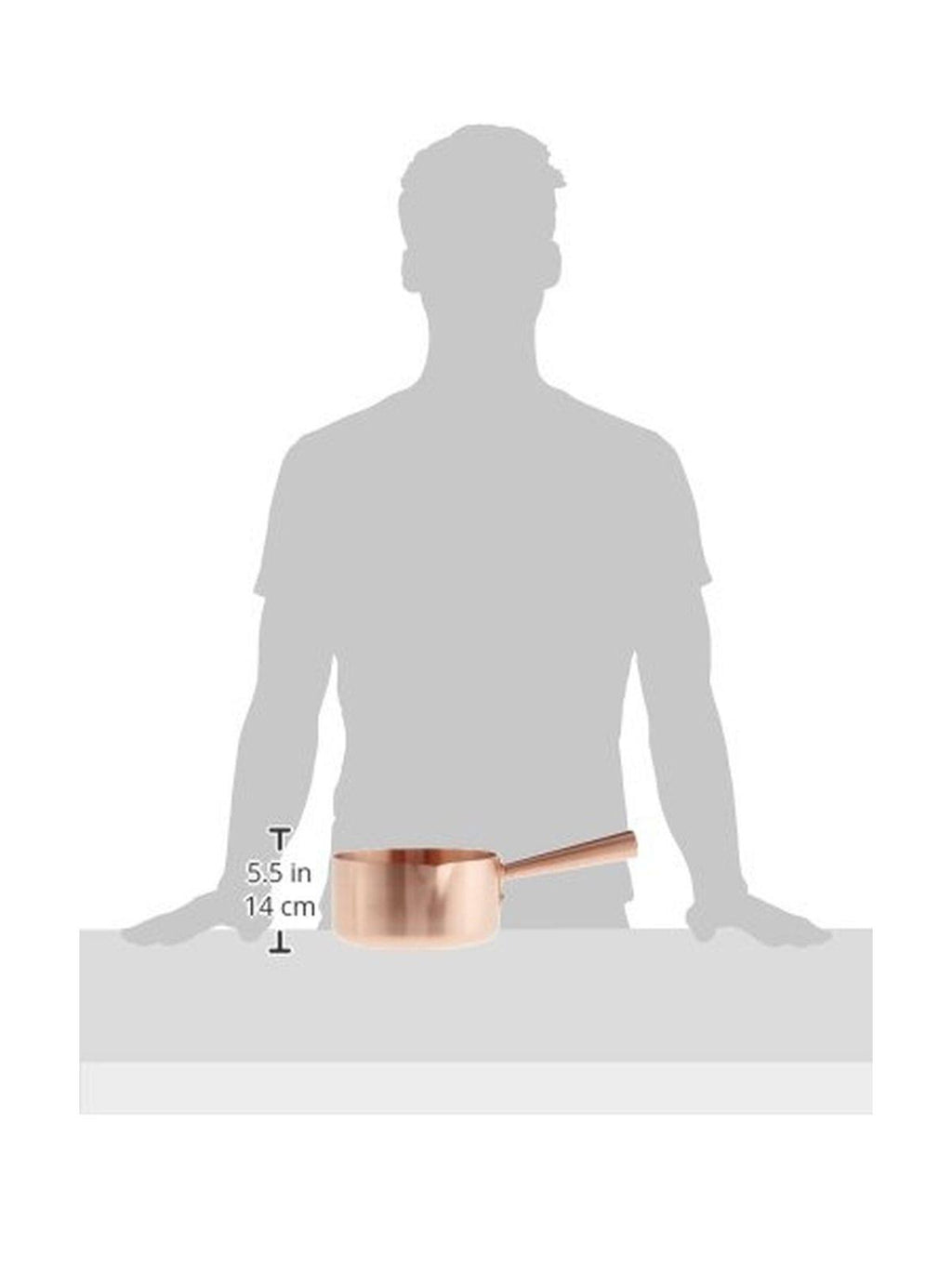 3.7-Quart Copper Sugar Sauce Pan I3240