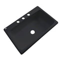 Black Drop-In Kitchen Sink F328