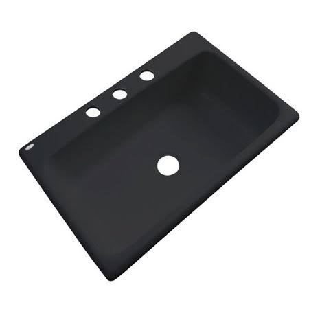 Black Drop-In Kitchen Sink F328