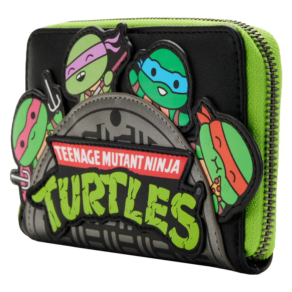 Teenage Mutant Ninja Turtles Sewer Cap Zip Around Wallet I875020