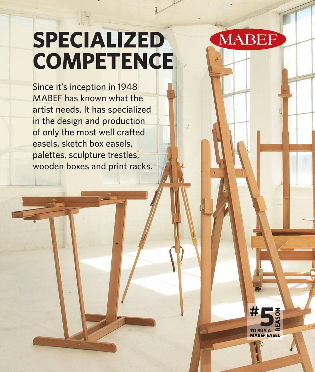Beechwood H Frame Studio Easel X310