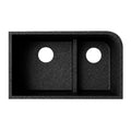 Metallico Double-Basin Granite Undermount Kitchen Sink I774558