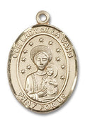 14kt Gold Filled Oval Medal Y913028