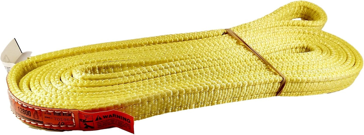 2 Ply Endless Nylon Lifting Slings, 12,800 lbs Vertical, 2x10' Y1472