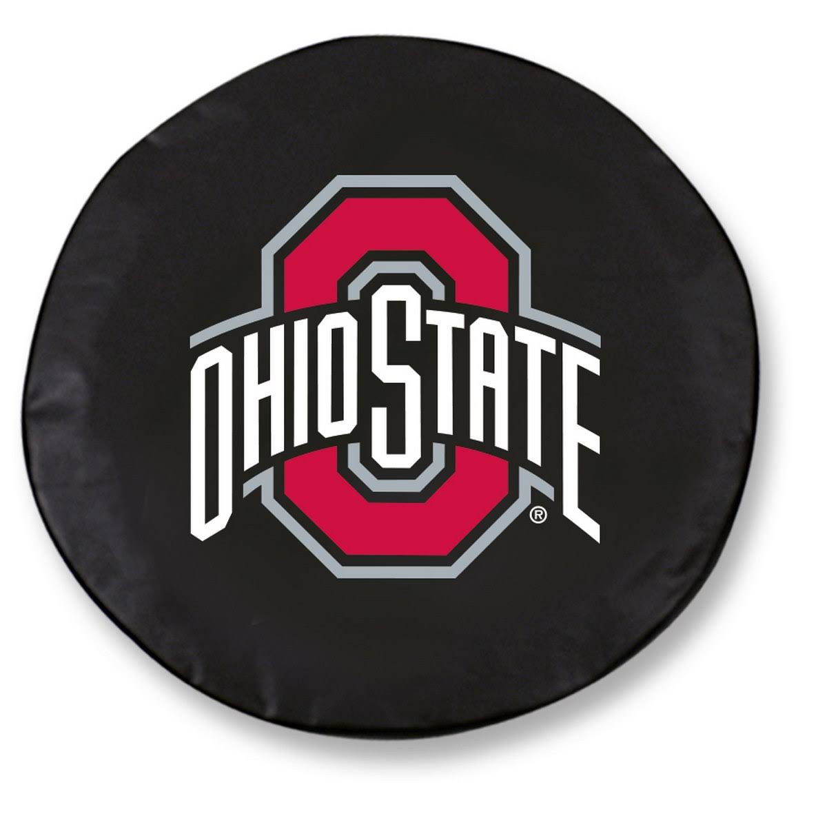 Black Vinyl Fitted Spare Car Tire Cover K736
