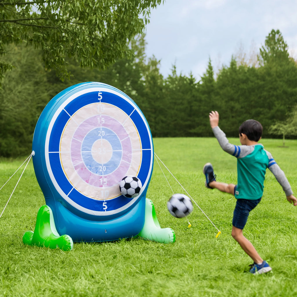 57-Inch Inflatable 2-in-1 Darts and Soccer Game Z437