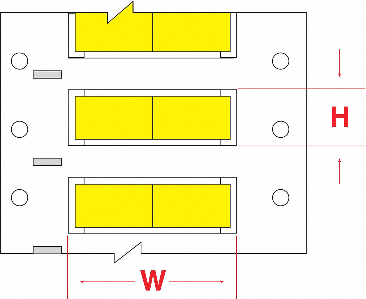 2HX-1000-2-YL-2 Wire Marker, Wire Sleeve T89558