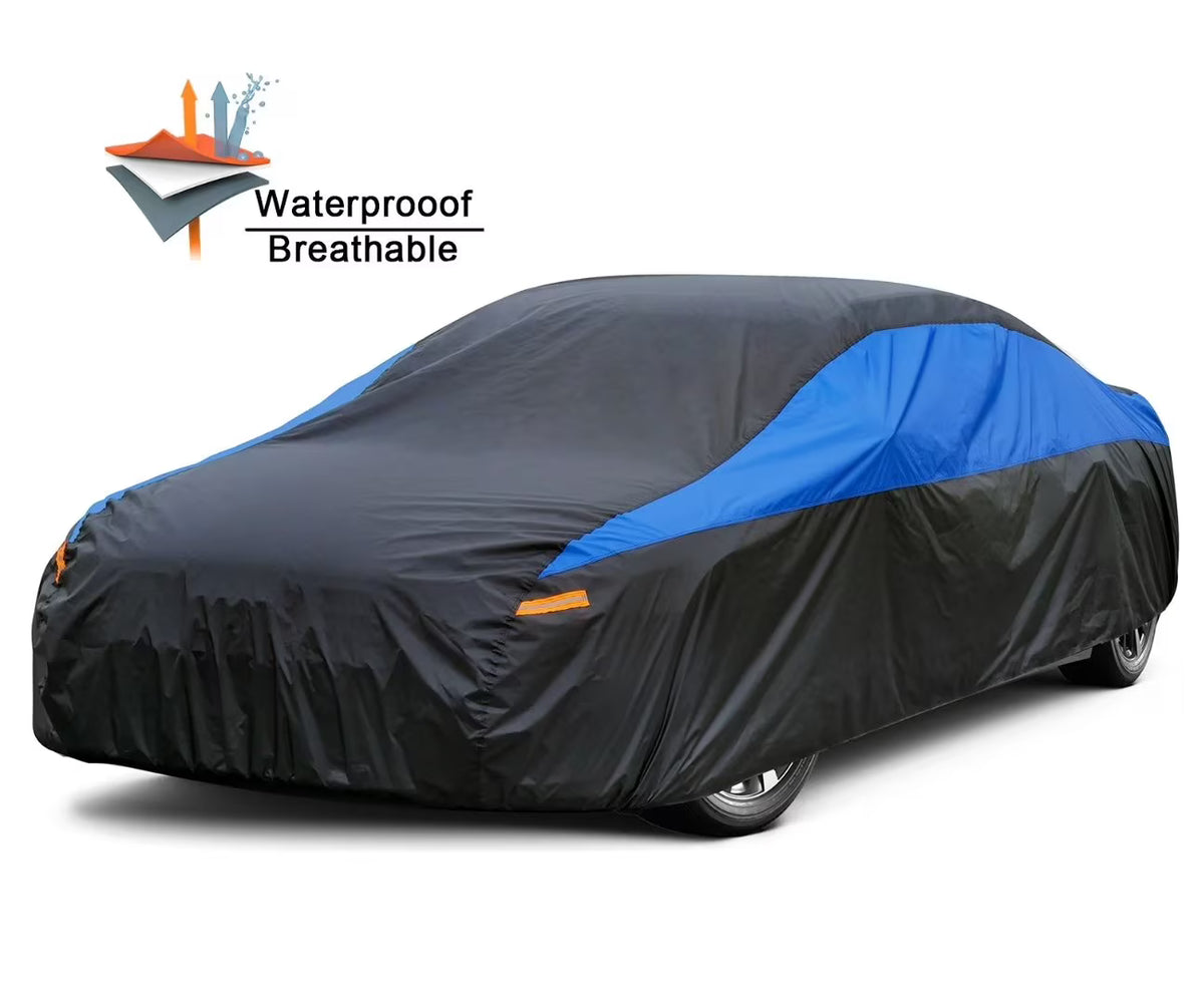 Blue All Weather Waterproof Car Cover C876