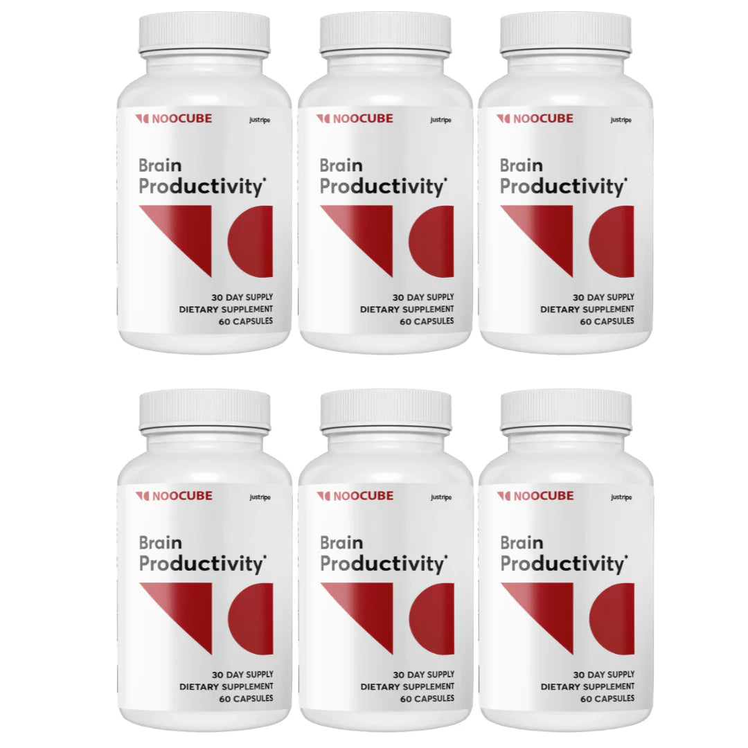 Healthy Brain Support Supplement 6 Bottles F17005