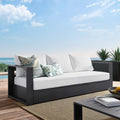 Gray White Aluminum Sofa O191331