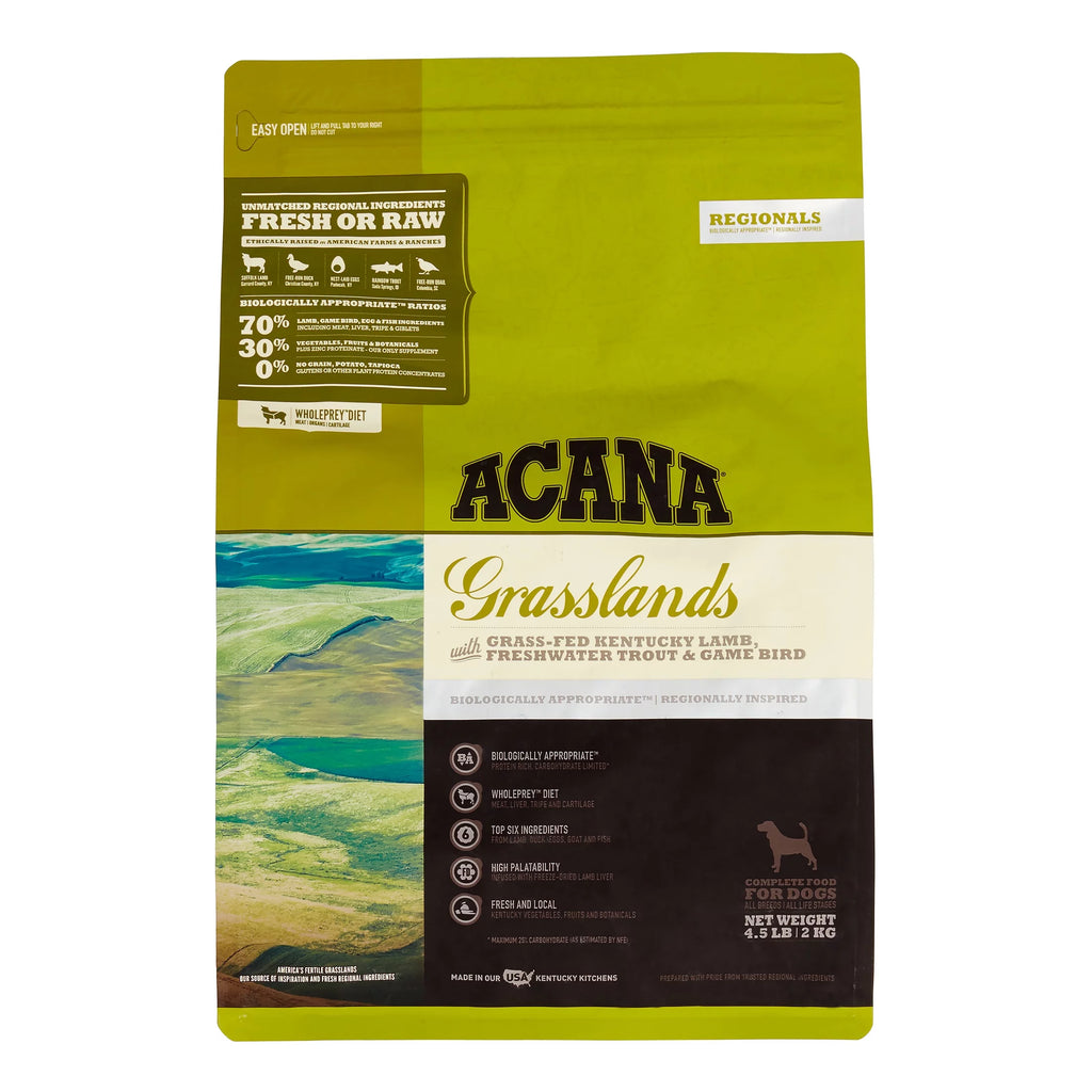 Grain-Free Lamb, Duck & Fish Dry Dog Food, 4.5 lb H488129