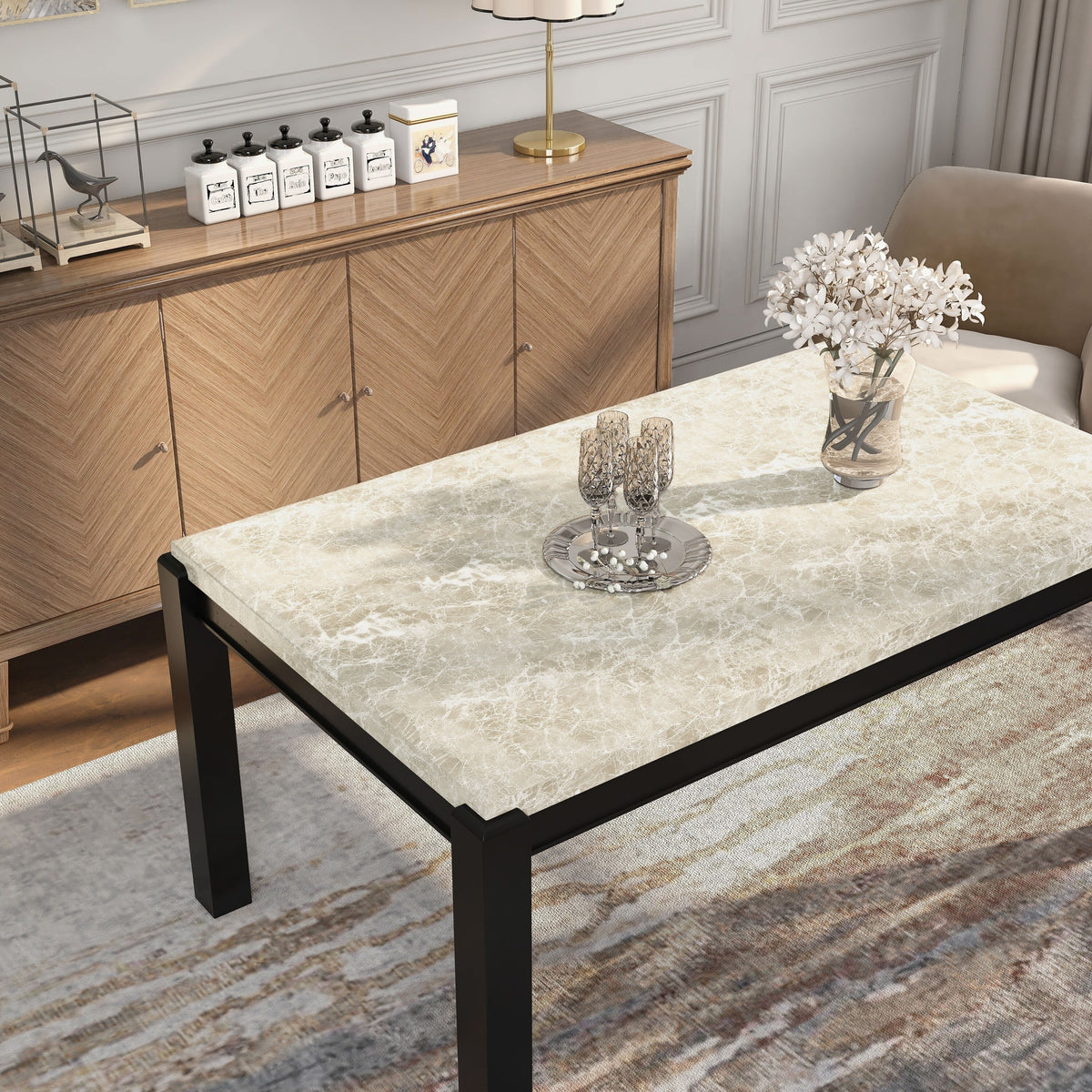 Walnut 64-inch Wood Dining Table A263294