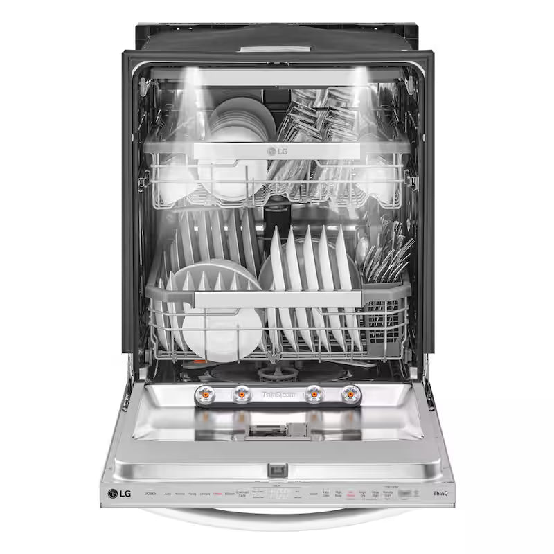 24 in. Stainless Steel Smart Top Control Dishwasher with 1-Hour Wash and Dry S833213