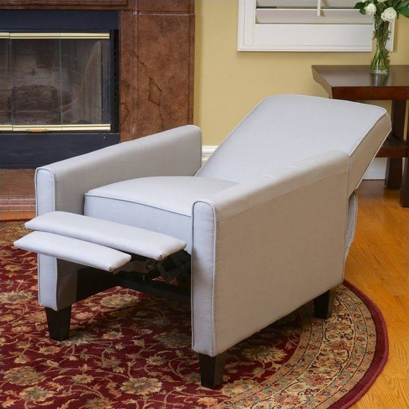 Grey Recliner Club Chair N4247