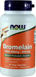 Bromelain 500mg 60 Capsules Pack of 2 G949193