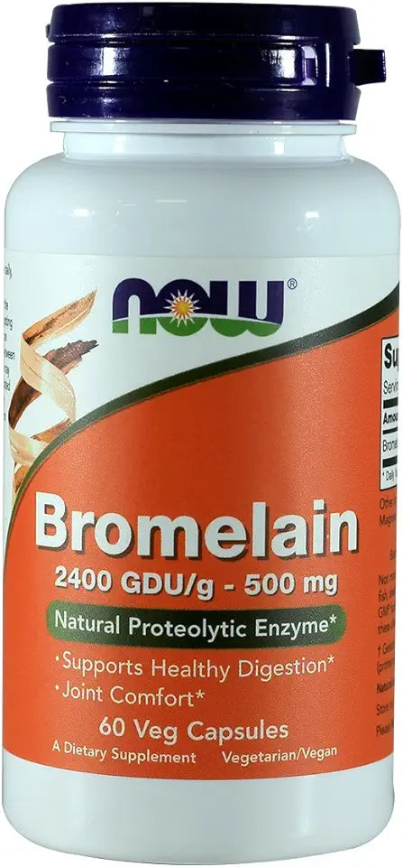 Bromelain 500mg 60 Capsules Pack of 2 G949193