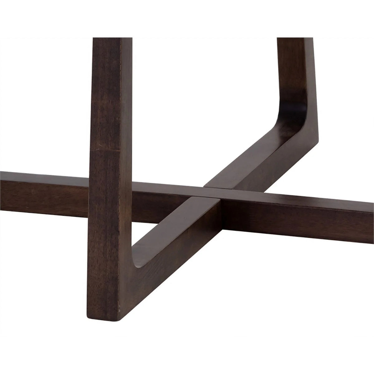 Mid-Century Wood & Faux Marble Dining Table A495