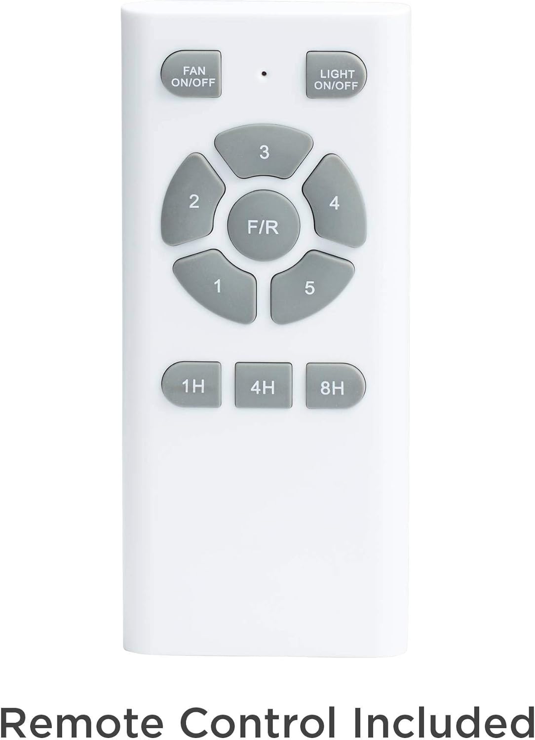 Brushed Nickel Silver 3 Blade Indoor Ceiling Fan with Light LED Remote Control C51019
