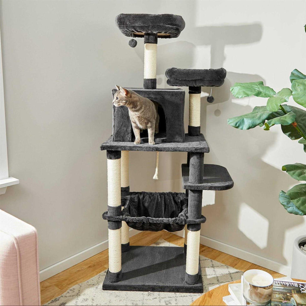 64-in Cat Tree with Hammock R21643