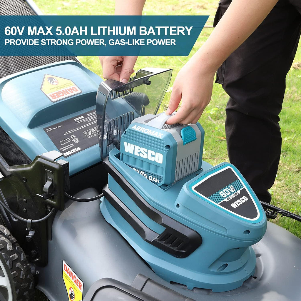 21 inch Self-Propelled Cordless Brushless Lawnmower X99714