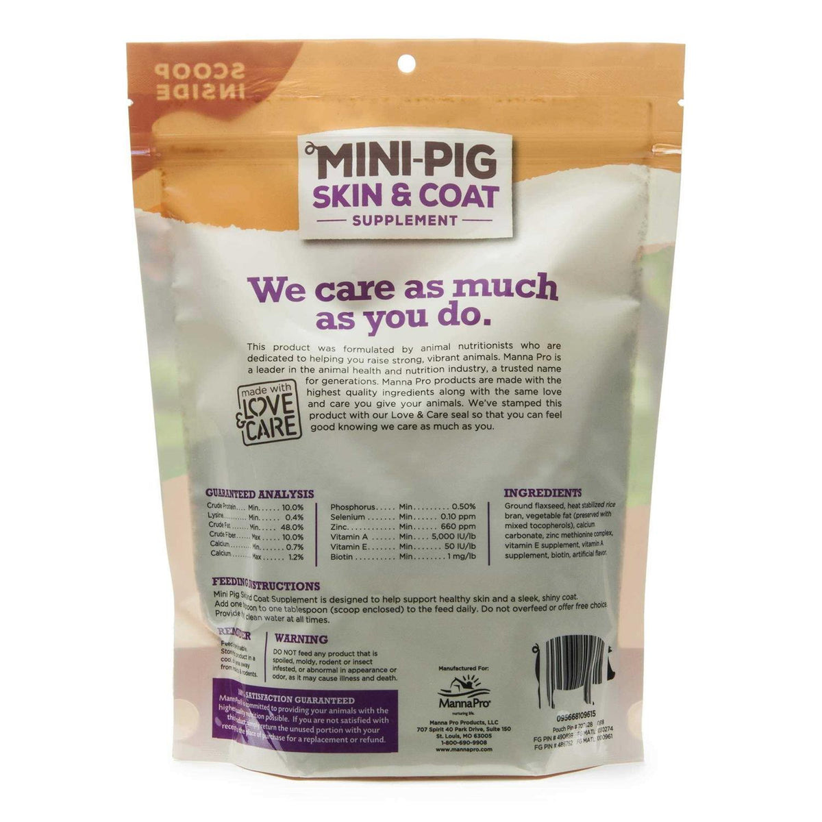 Mini Pig Skin & Coat Supplement S18317