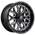 Gloss Black Milled Fuel D588 Wheel F64529