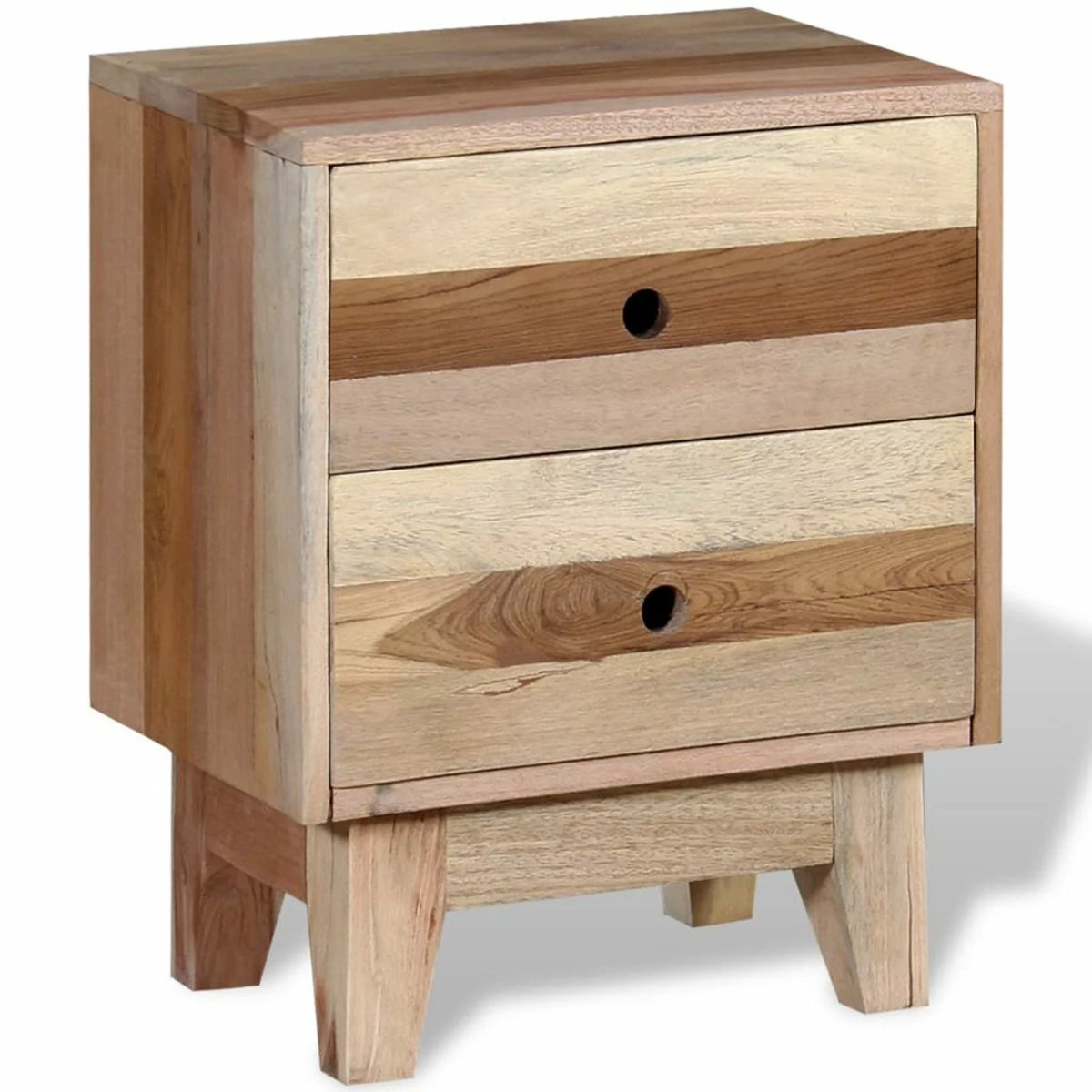 Solid Reclaimed Wood Bedside Cabinet L5960