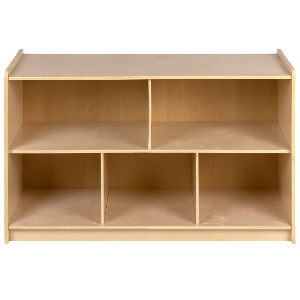 Wooden 5 Section School Classroom Storage Cabinet A646
