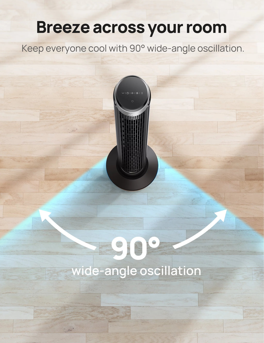 40 Inch Oscillating Tower Fan with Remote N675515