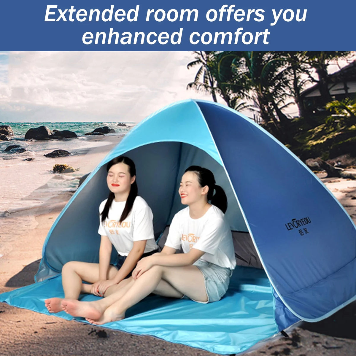 Pop-up Automatic Camping Tent Sun Shade Awning Z857134