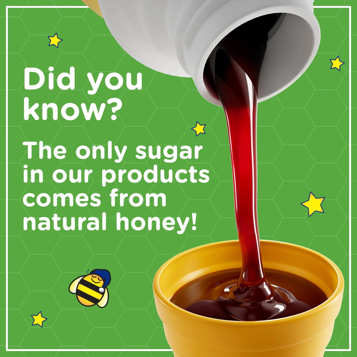 Kids Cough + Mucus Nighttime Syrup with Honey, Ivy Leaf, Zinc & Elderberry, Mixed Berry, 4FL Oz R350396