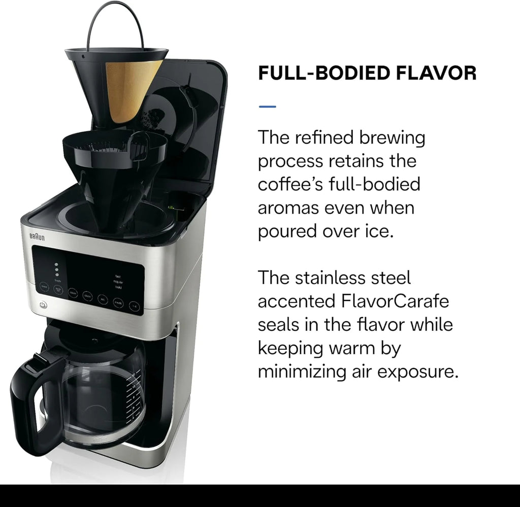 12-Cup Stainless Steel Drip Coffee Maker F5322