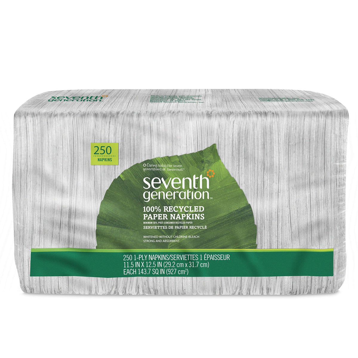 White 1-Ply Lunch Napkin 250-Count Pack of 12 G673621