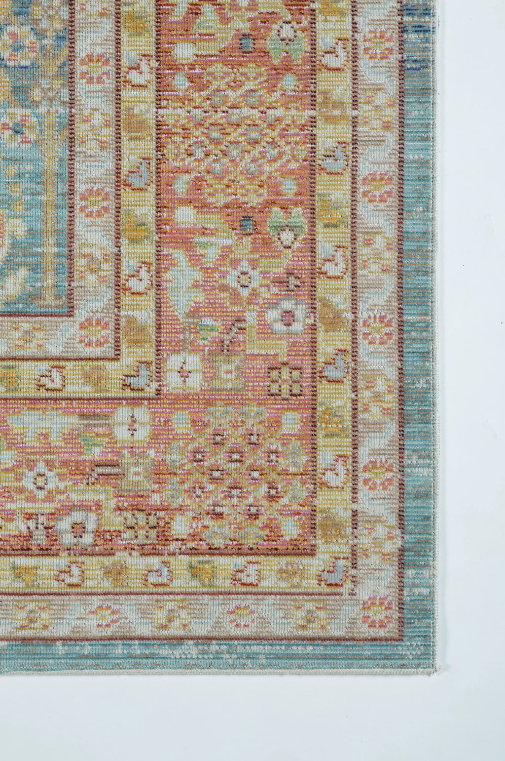 Blue Polyester Area Rug 7'10" X 10'6" T6355