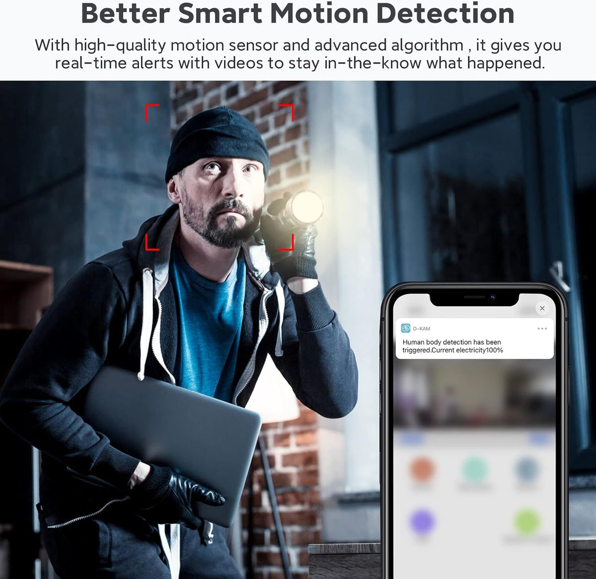 4K Mini Wireless Security Camera with Night Vision, Pack of 2 D717