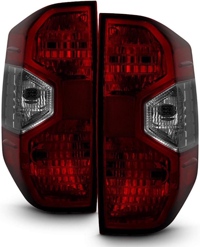 Red Smoked Tail Lights for Toyota Tundra Pickup Truck Z700