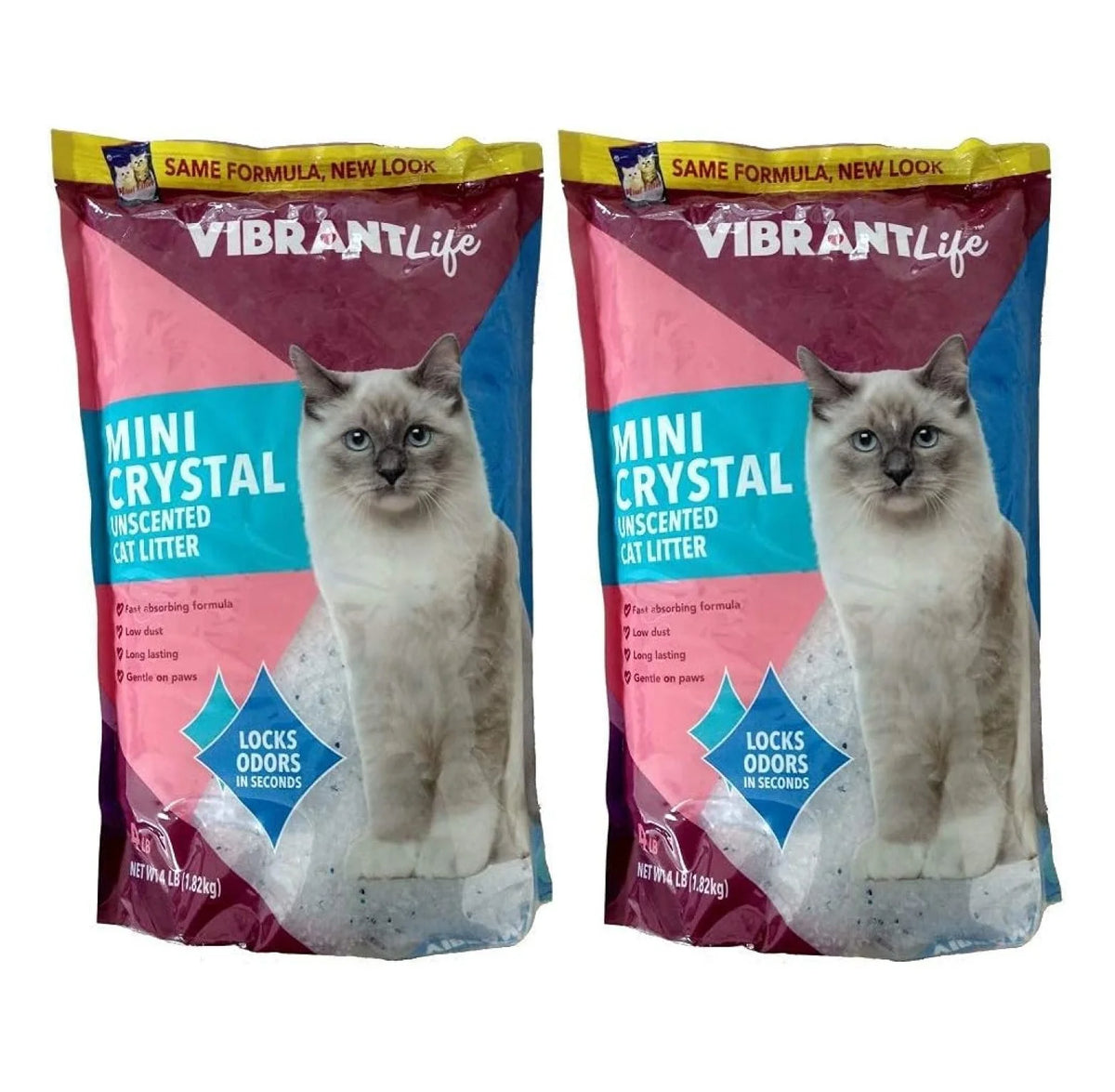 Cat Litter Mini Silica Gel Crystals 4-Pound N692
