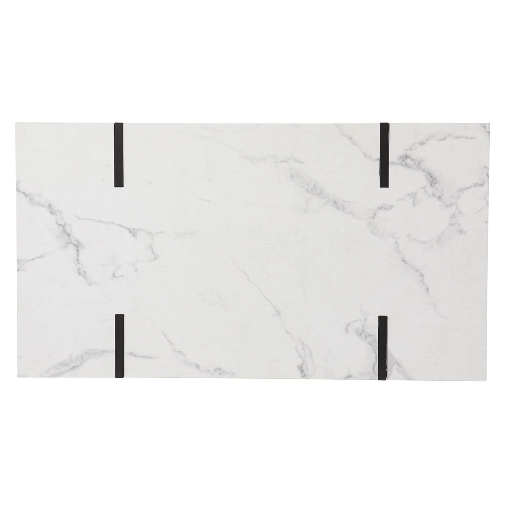Modern Rectangle Faux Marble Cocktail Table T11221