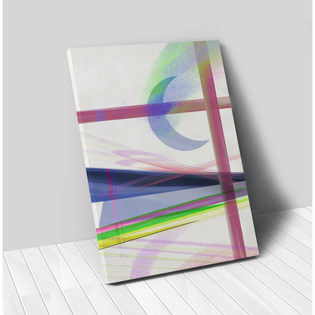 Night Rainbow Matte Canvas in Multi-Color H86210