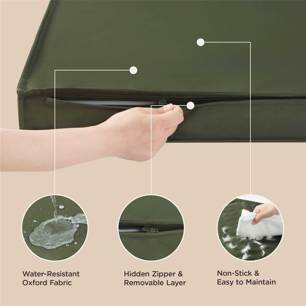 Waterproof Oxford Fabric Dog Bed G550
