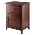 Walnut Finish Accent Table Nightstand W90307