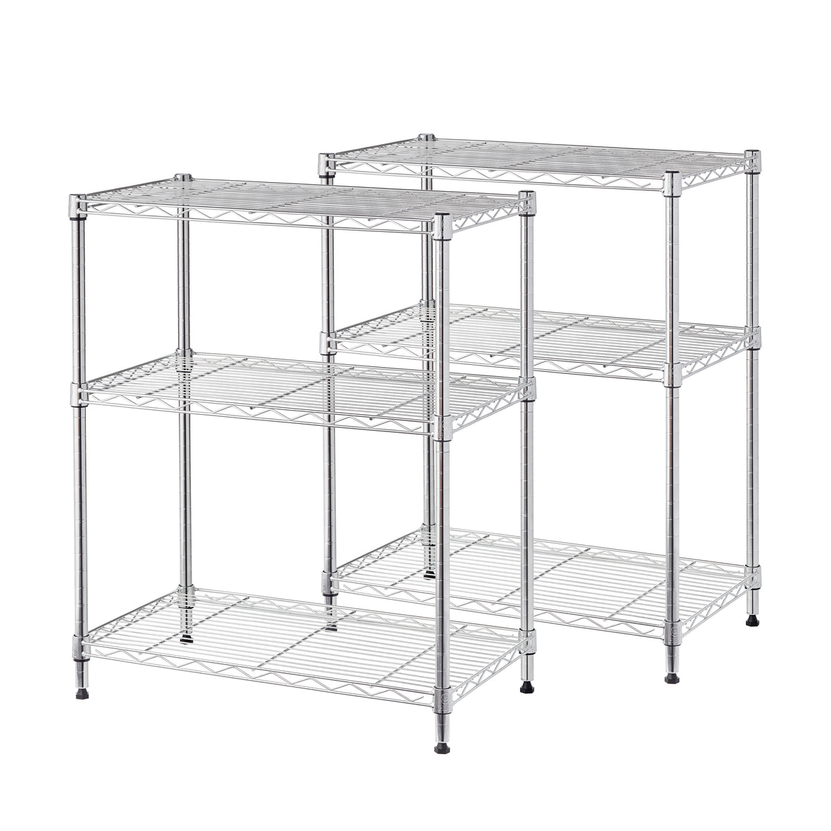 6-Shelf Wire Shelf Unit, Chrome R2455