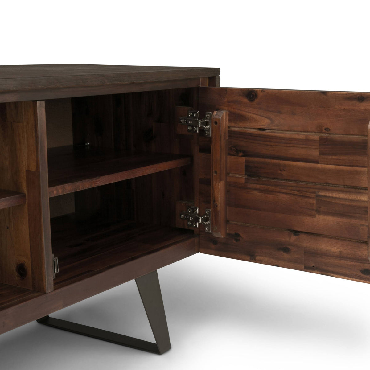 Solid Acacia Wood TV Media Stand B5599