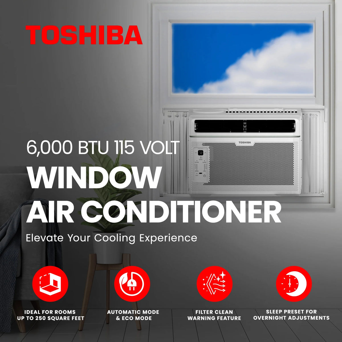 6000 BTU 115 Volt Window Air Conditioner E55157