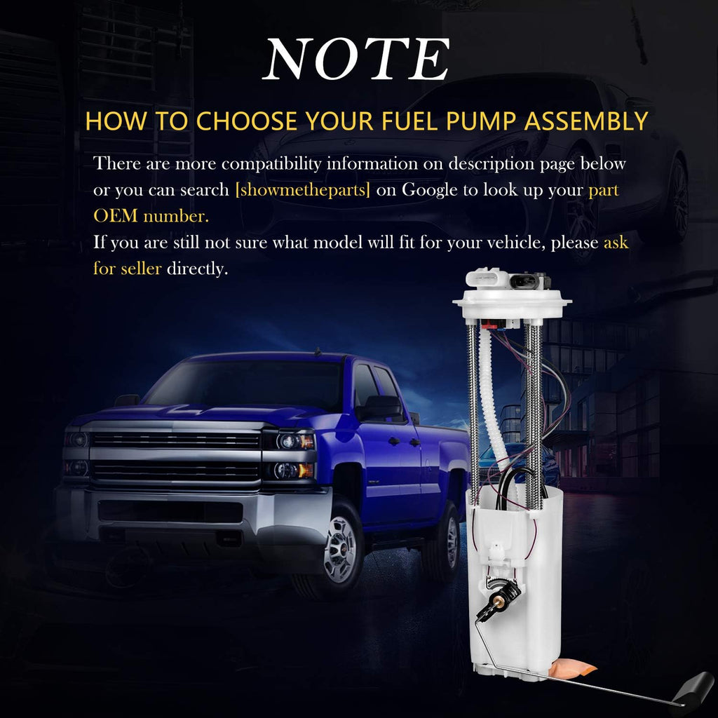 Fuel Pump Pack of 2 for 1997-2002 Chevy S10 GMC Sonoma Isuzu Hombre 4.3L A577725